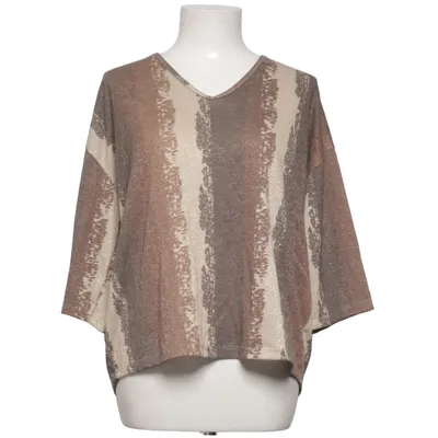 Sweater (Brown, Beige) from Gemini Elastane, Polyester, Viscose