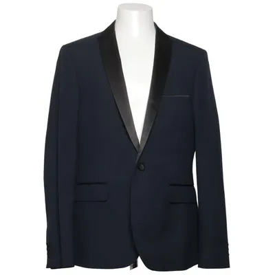 Tuxedo jacket (Blue) from Harry Brown Polyester, Viscose