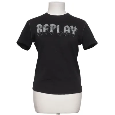 T-shirt (Zwart) van Replay Katoen