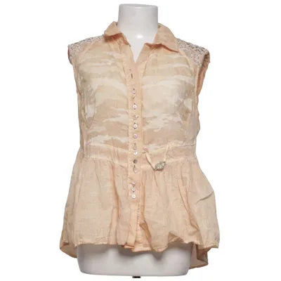 Top (Beige) van Elisa Cavaletti Katoen, Linnen, Nylon