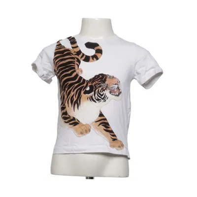 T-shirt (White, Multicolored) from Katie Scott x H&M Cotton, Polyamide, Polyester