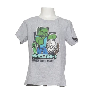T-shirt (Grå, Flerfärgad) från Minecraft Bomull, Viskos