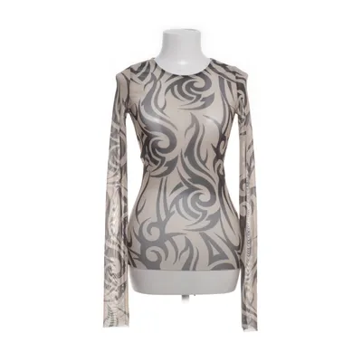 Topp (Beige, Svart) från Weekday Polyester, Elastan