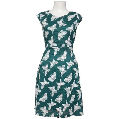 Dress (Green, White) from Apricot Elastane, Polyamide, Polyester