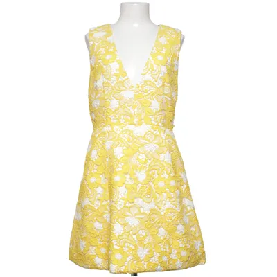 Robe (Jaune, Blanc) de Alice + Olivia Élasthane, Polyamide, Polyester
