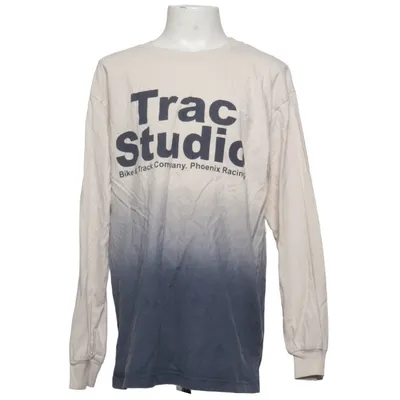 T-shirt à manches longues (Beige, Bleu) de IndieXO Coton