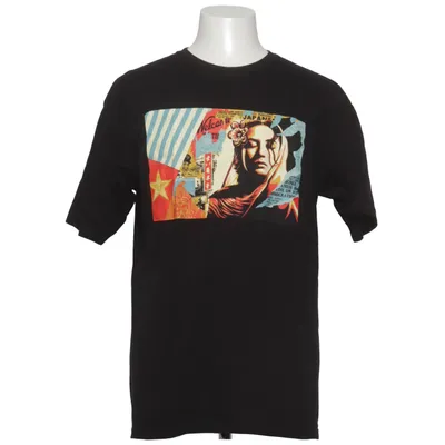 T-shirt (Black, Multicolored) from Obey Cotton