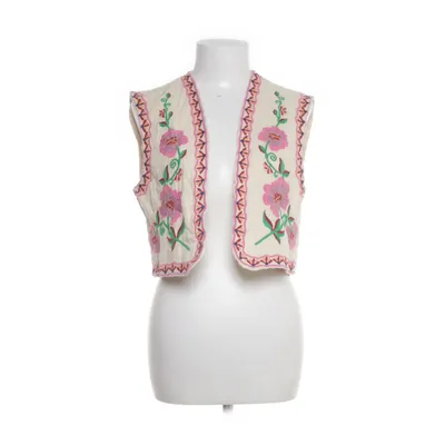 Vest (Beige, Multicolored) from Zara Cotton, Polyester