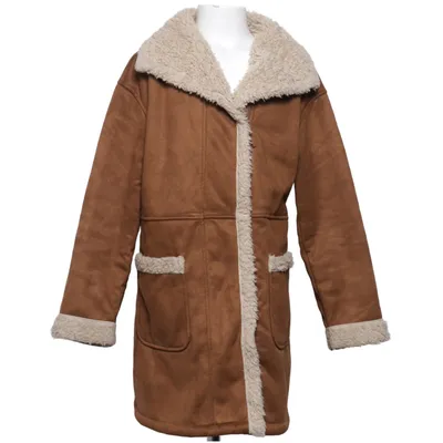 Shearling jacket (Brown, Beige) from Uniqlo Kids Polyester