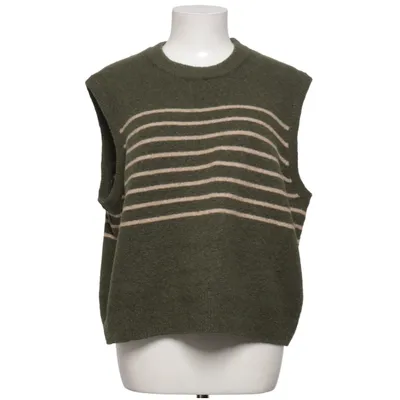 Slipover (Green, Beige) from Primark Elastane, Polyamide, Polyester, Wool