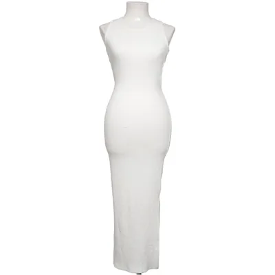 Långklänning (Vit) från Chiquelle Elastan, Polyester, Viskos