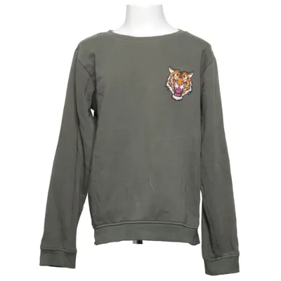 Sweatshirt (Vert) de Red & Blue Coton, Polyester