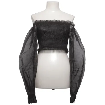 Crop top (Sort) fra NA-KD Reborn Polyester