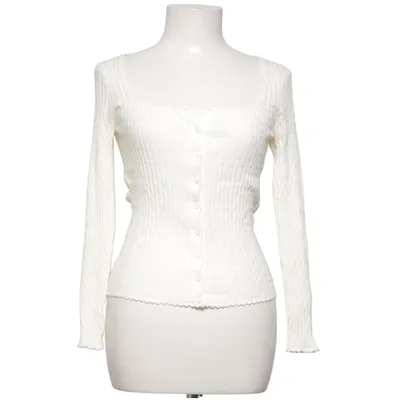 Kofta (Vit) från La Maille Sézane Polyester, Viskos
