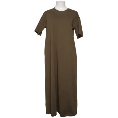 Maxi jurk (Bruin) van Uniqlo Katoen, Polyester