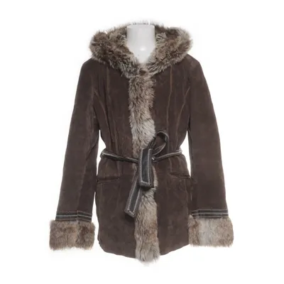 Läderjacka (Brun) från Saki Polyester, Skinn
