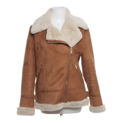 Shearling jas (Bruin, Beige) van Hollister California Imitatie suède, Polyester, Imitatiebont