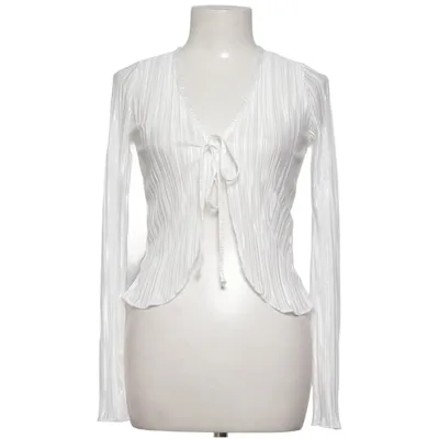Slå-om bluse (Hvid) fra Missy Empire Elastan, Polyester
