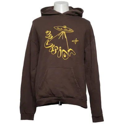 Sweat à capuche (Marron, Jaune) de Division Coton