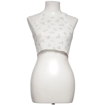 Crop top (Wit) van H&M x Brock Collection