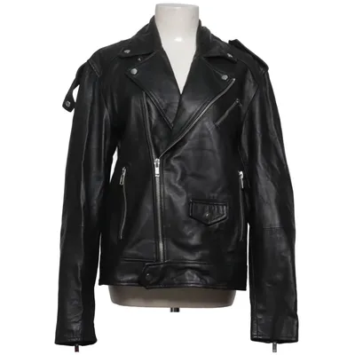 Bikerjacka (Svart) från Deadwood Skinn, Återvunnen polyester