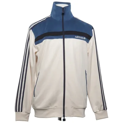 Veste de sport (Beige, Bleu, Noir) de Adidas Originals Coton, Élasthane, Polyester recyclé