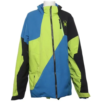 Ski jacket (Blue, Black, Yellow) from Spyder Elastane, Nylon, Recycled polyester