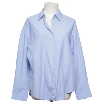 Shirt (Blauw) van Zara Katoen, Polyester