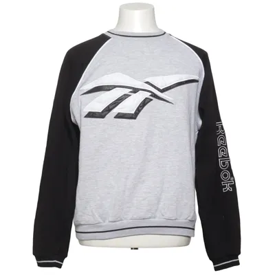 Sweatshirt (Black, Gray) from Reebok Cotton, Polyester