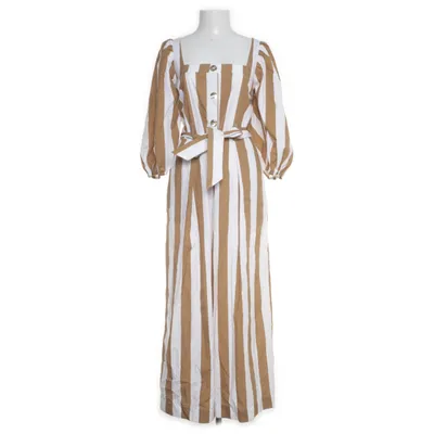 Byxdress (Brun, Vit) från Uterqüe