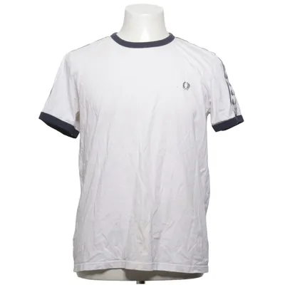 T-shirt (Blanc, Bleu) de Fred Perry Sportswear Coton, Élasthane, Polyester