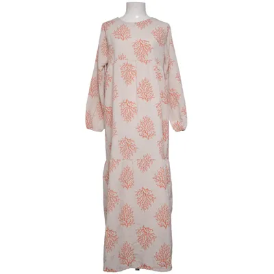 Dress (Beige, Orange) from Tofisa Cotton, Polyester, Viscose