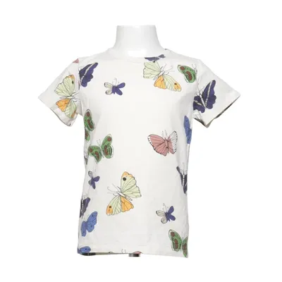 T-shirt (Beige, Flerfärgad) från Mini Rodini Elastan, Ekologisk bomull