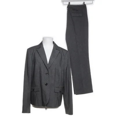 Jakkesæt (Grå, Sort) fra One Touch Viscose, Elastan, Polyester, Acetat