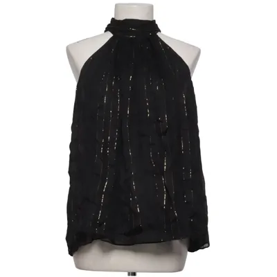 Haut dos-nu (Noir, Or) de Zara Fibre métallique, Viscose