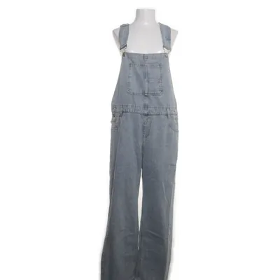 Hängselbyxor (Blå) från Jeans Bomull, Polyester