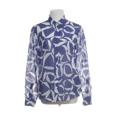 Skjorta (Blå, Vit) från GANT Bomull, Silke