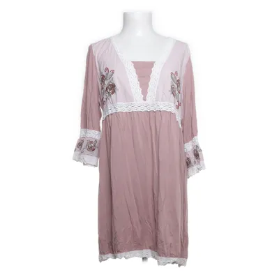 Klänning (Rosa, Flerfärgad) från Womens Collection by KappAhl Viskos, Elastan, Bomull