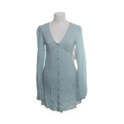 Blouse (Turquoise, White) from Nelly Viscose