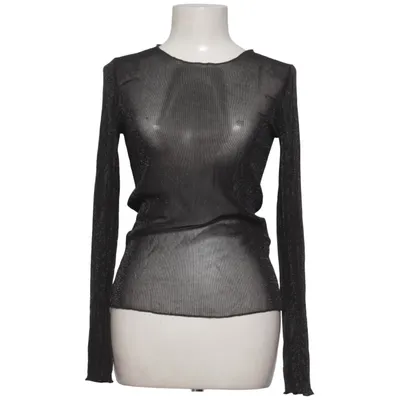 Top (Sort) fra H&M Studio Elastan, Metallfiber, Polyamid