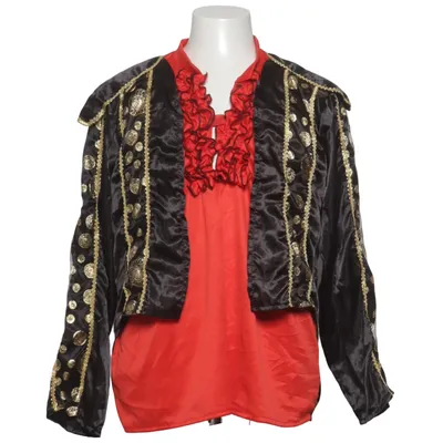Maskeradkläder (Svart, Röd, Guldfärgad) från Karneval Polyester