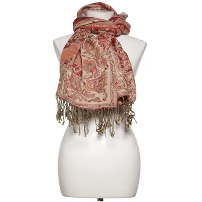 Halsduk (Röd, Beige) från Pashmina Silke