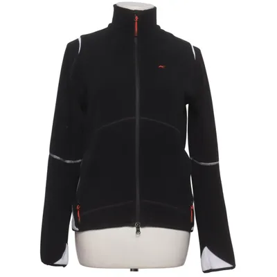 Fleece jas (Zwart) van Kjus Elastaan, Polyester