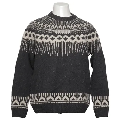 Sweater (Grå, Beige) fra Dedicated Akryl, Bomuld, Polyamid, Polyester, Uld