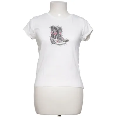 T-shirt (Wit) van Stradivarius