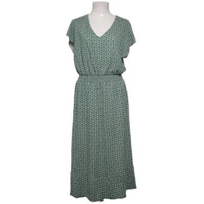 Kjole (Grøn, Hvid) fra House of Lola Elastan, Tencel