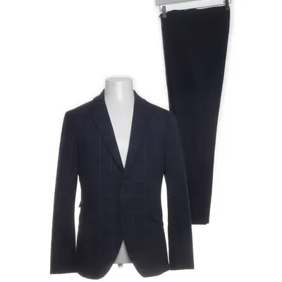 Kostym (Blå) från Zara Man Polyester, Ull, Elastan