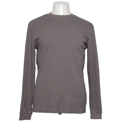Langærmet t-shirt (Grå) fra Lager 157 Bomuld, Elastan