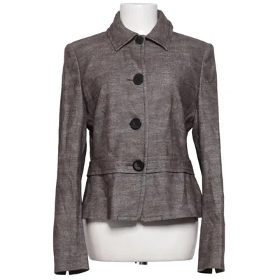 Blazer (Brun) fra René Lezard Acetat, Bomuld, Elastan, Polyester, Viscose, Uld