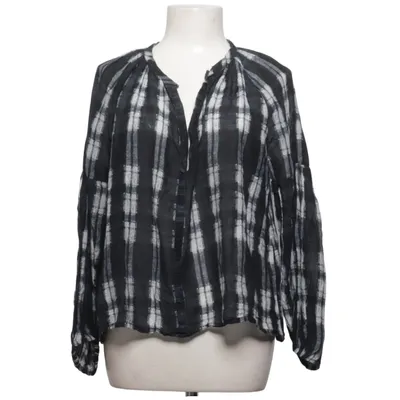 Blouse (Zwart, Wit) van Better Rich Katoen, Zijde